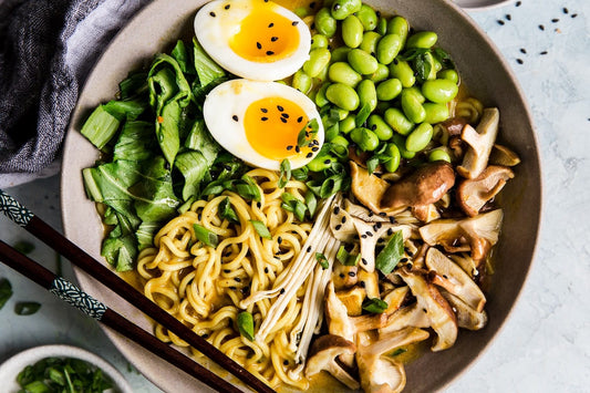 Mushroom Coconut Curry Ramen