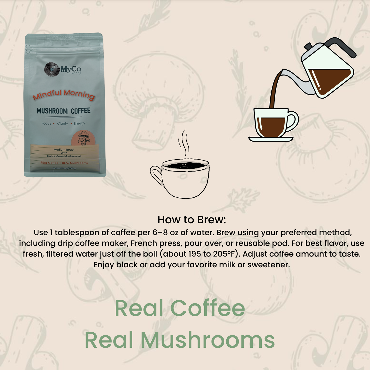 Lion’s Mane Ground Coffee