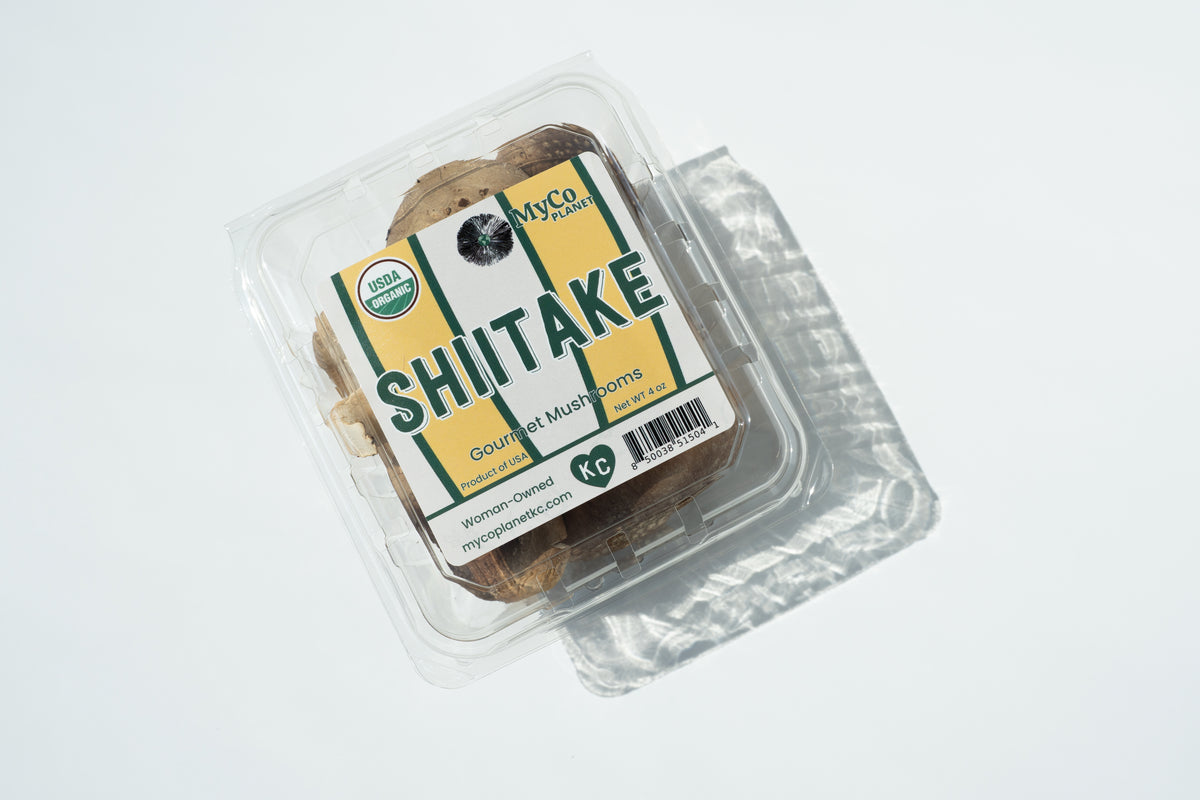 Organic Shiitake Mushrooms – 0.5 lb